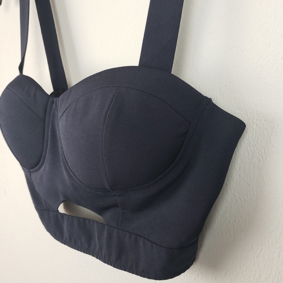 Forever 21 Tops - Navy Blue Crop Top